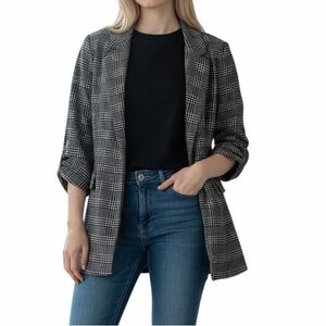 Lane Bryant Black and White Blazer(Size 16)